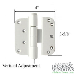 Marvin Elevate 300 Series Adjustable door hinge 3-5/8 x 4, Left Hand