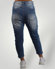 Sexy Woman Jeans, kiss glitzer
