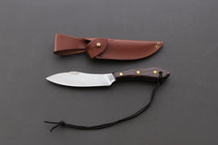 Grohmann #4 Survival Flat Grind W/Rosewood Handle - The Cook's Edge