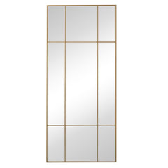New Yorker spejl med guld/messing farvet ramme 180 x 80 cm