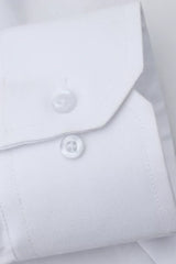 White Self Twill Formal Shirt