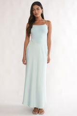 Talk To Me Cami Strap Maxi Dress Mint