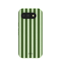 Sage Green Clover Stripes Google Pixel 10a Case
