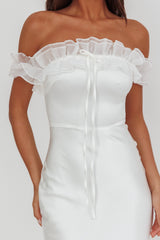 Summerfield Off-Shoulder Maxi Dress White