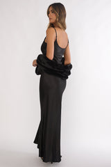 Hadley Cami Scarf Maxi Dress Black