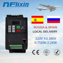 Frequency Converter Adjustable Speed VFD Inverter 1.5KW/2.2KW/4KW/5.5KW/7.5KW/11KW 3P 220V to 380V for Motor Frequency inverter by 54 Energy - Renewable Energy Store