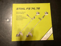 Stihl _ FS 74, 76 Instructions & Owner’s Manual