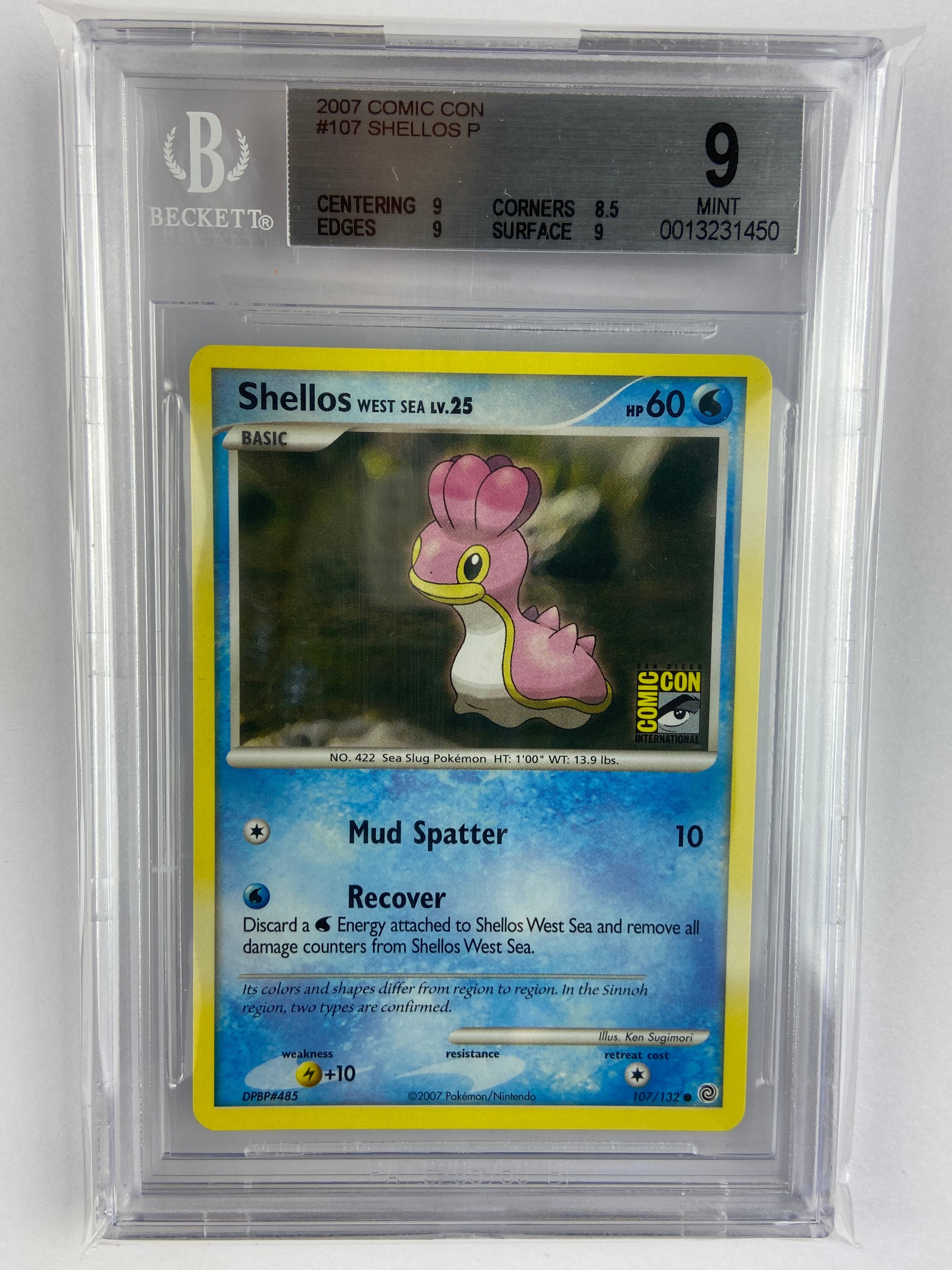 Shellos Secret Wonders Comic Con San Diego 2007 107/132 Subgrades BGS 9