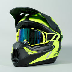 Casco Cross Joe Rocket RKT 22 Racing Hi Visibility - Moto Helmets - - Cascos, Cross