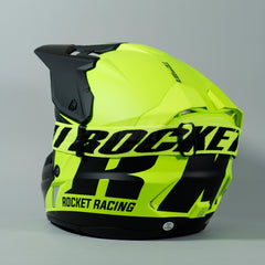 Casco Cross Joe Rocket RKT 22 Racing Hi Visibility - Moto Helmets - - Cascos, Cross