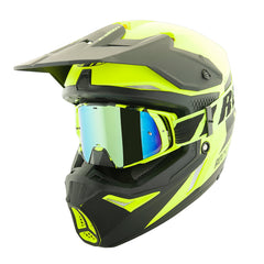 Casco Cross Joe Rocket RKT 22 Racing Hi Visibility - Moto Helmets - - Cascos, Cross