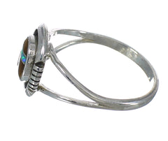 Multicolor Genuine Sterling Silver Southwest Ring Size 8-1/2 VX62255