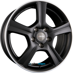 AUTEC IONIK (I) 7.5x17 ET46 5x114.3 NB67.1 Schwarz Matt Poliert