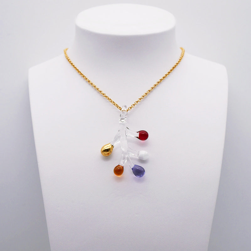 Collier Corail - Multicolore