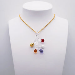 Collier Corail - Multicolore