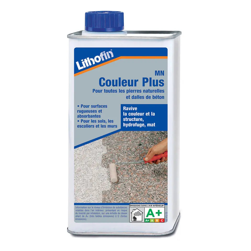 Imperméabilisant + Intensificateur de couleur - LITHOFIN Couleur - Minéral Pierre Naturelle