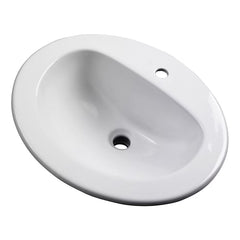 Lavabo de salle de bain Maxwell® Oval à trou unique