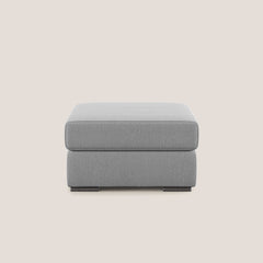 Sun pouf apribile contenitore in tessuto smacchiabile ad acqua T05 grigio - divani.store