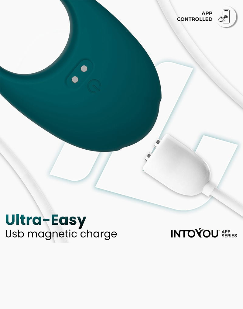 IY - Ringo - Vibrator Ring, App-gestuurd - Groen-Erotiekvoordeel.nl