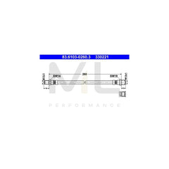 ATE 83.6103-0260.3 Brake Hose 260mm, M12x1 | ML Performance Car Parts