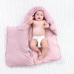 Baby Fußsack für Kinderwagen – Warmer Winter Schlafsack mit Kapuze für Babys