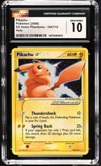 [SOLD] Pokemon TCG Graded Card: 2006 Pikachu Gold Star English CGC 10 GEM Mint