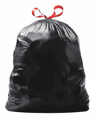 Glad Trash Bag, 30 gal., LLDPE, Coreless Roll, Black, PK 90 - 78952