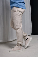 JoshPL 189 Beige Micro Check
