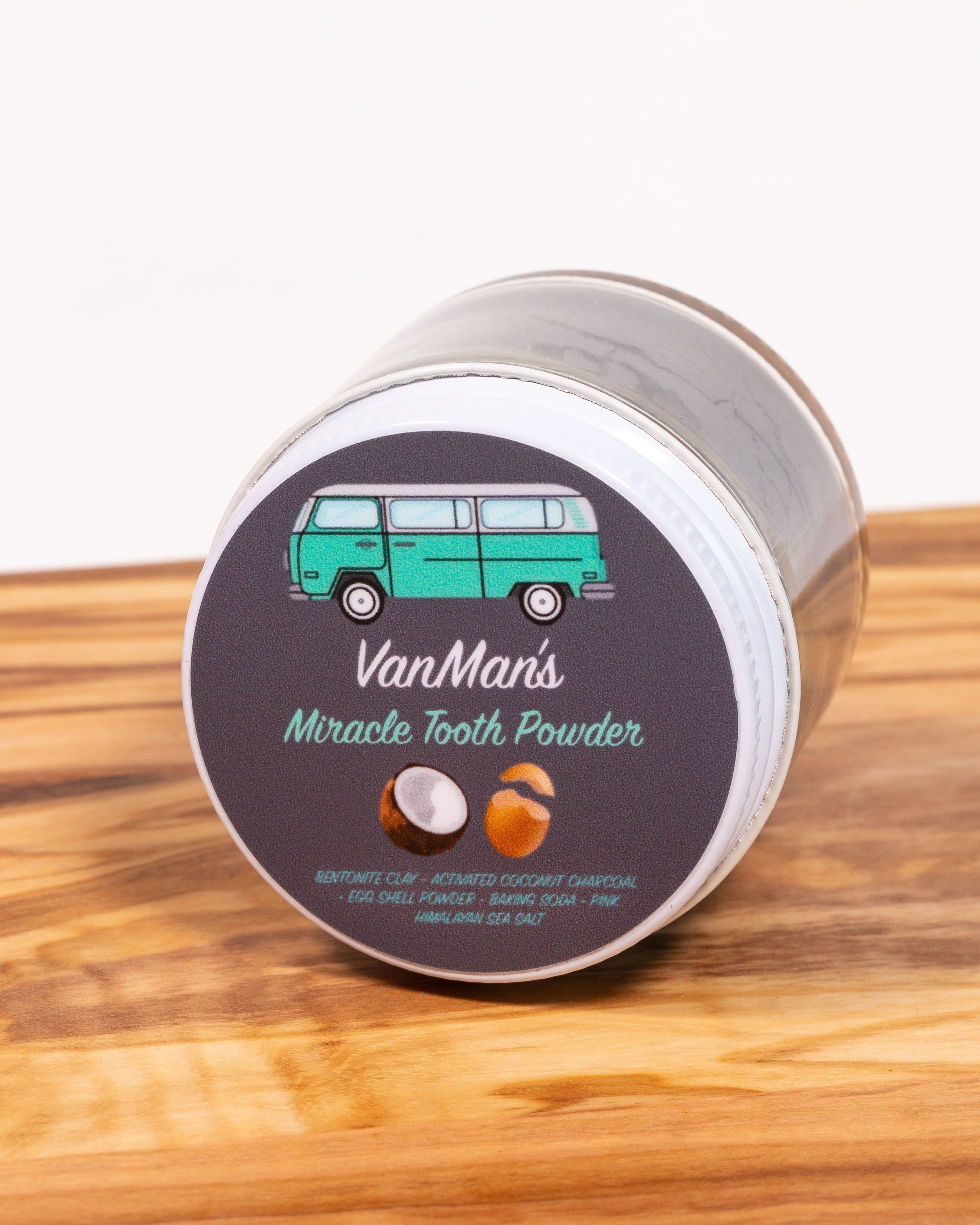 VanMan's Miracle Tooth Powder - Original Eggshell 2 oz - My American Goods