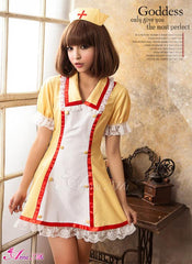 Anna Mu - Fantasy Nurse Experience Cosplay Yellow