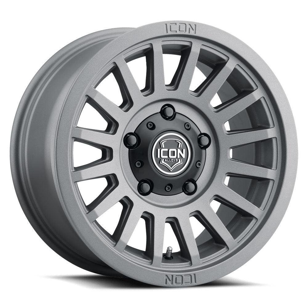 Recon Six 18 X 9 / 5 X 150 25MM Offset 6 Inch Back Space Charcoal, ICON Alloys