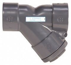 Hayward 1 1/4 in Y Strainer, Socket, 1/32 in Mesh, PVC - YS10125S