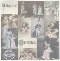 Sagen Vintage Design: MELODIES      12 x 12"