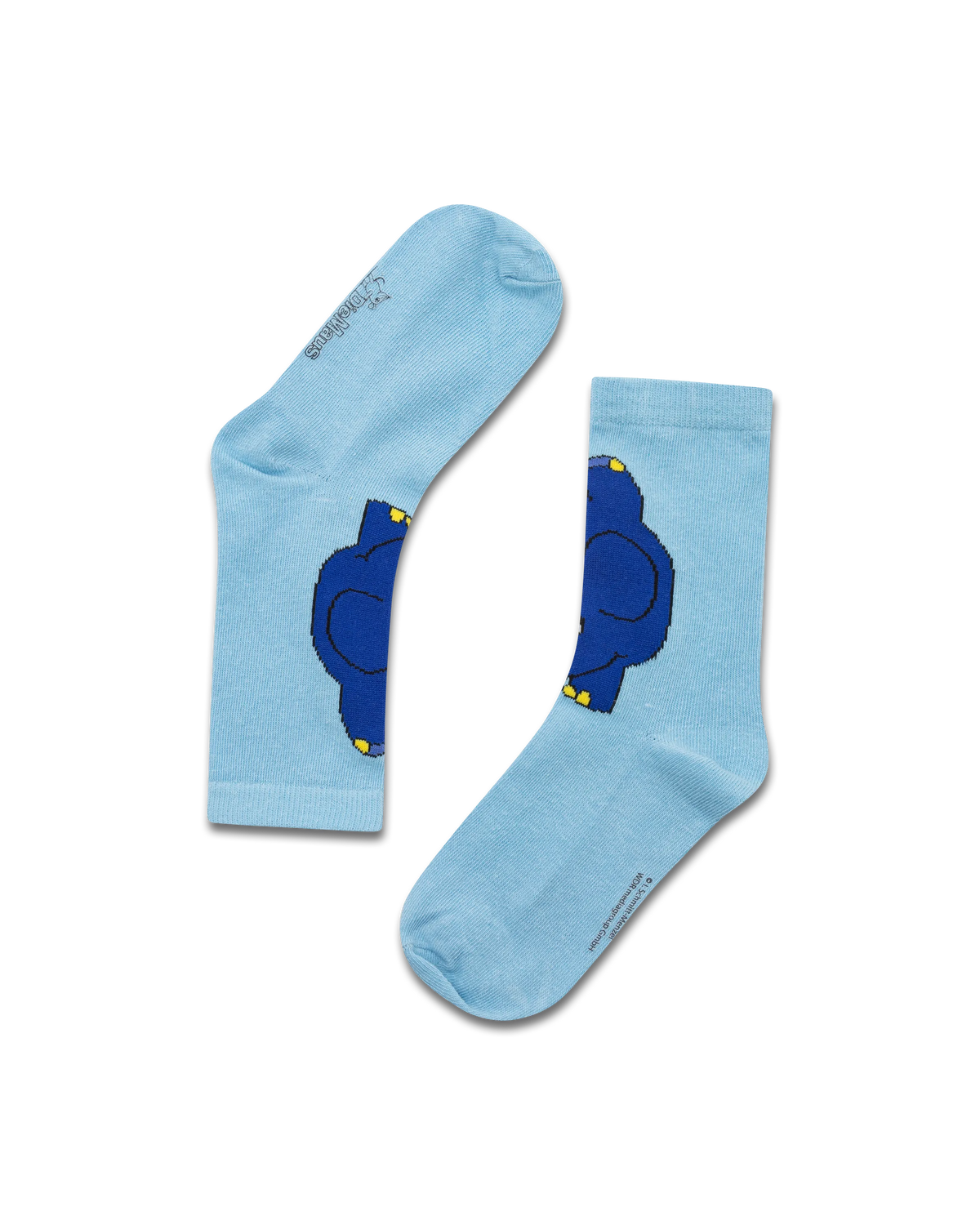 koaa – Der Elefant "Fußstand" – Socks blue