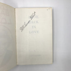 Look Back In Love Signed Paperback Book by Edith Farmer Elliot 1st Edition 1978