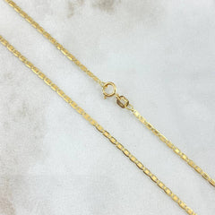 Cadena Plana 2.15gr / 50cm / +3 Oro 18K *