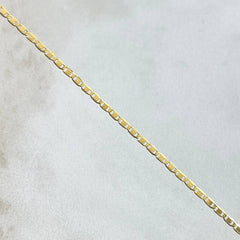 Cadena Plana 2.15gr / 50cm / +3 Oro 18K *