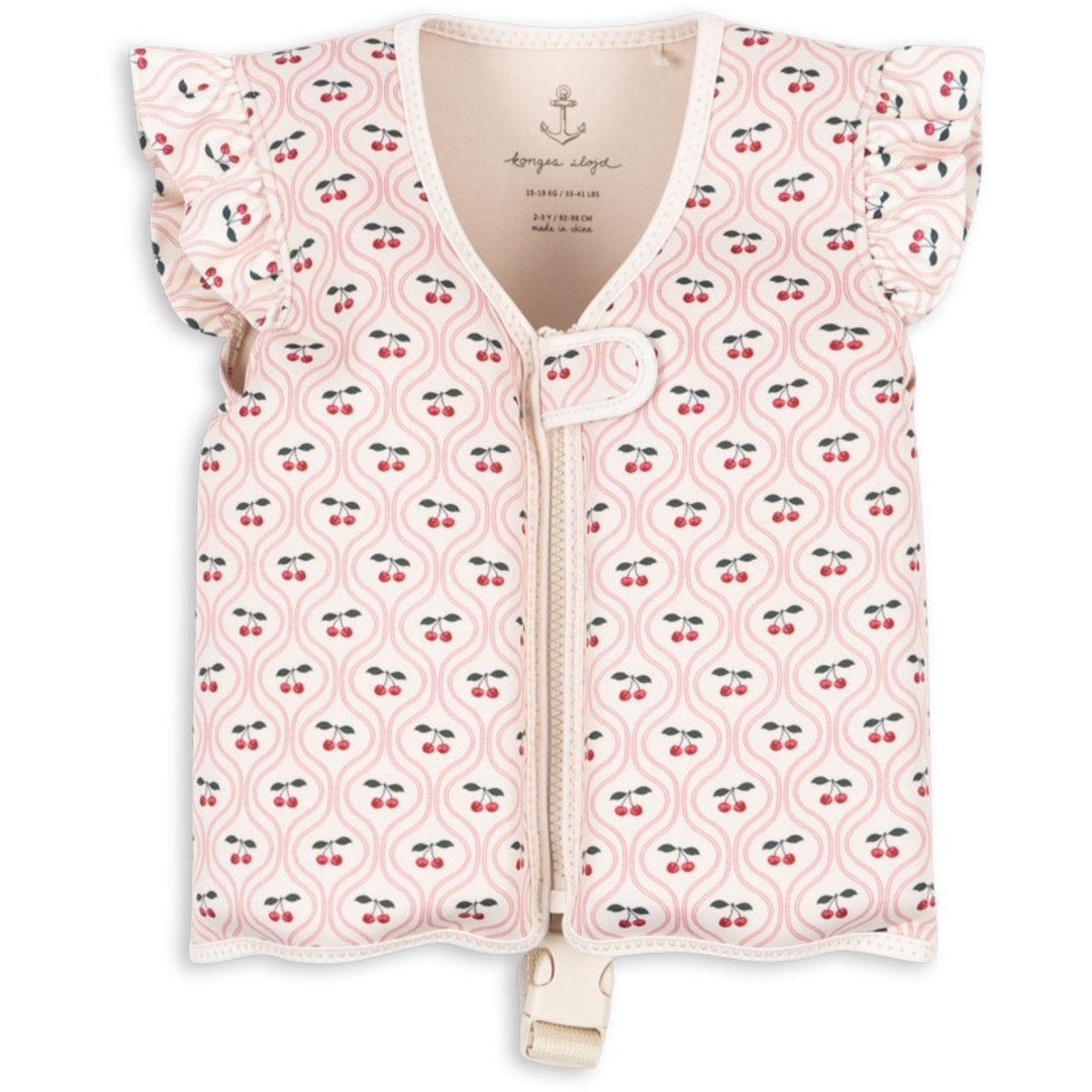 Konges Sløjd Cherry Pink Motif Avery Svømmevest