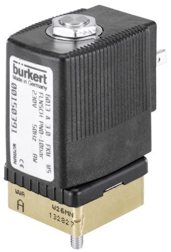 Électrovanne 32x32mm Bride SFB NF Laiton FKM 0-0.5bar/7psi 24VDC Oxygène Sans Graisse/Huile 6013 293322