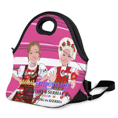Meal Bag With Straw GLOBAL FREEDOM UNITED© Women Hungary & Serbia Pink 1