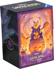 Ravensburger Disney Lorcana TCG Deck Box featuring Winnie the Pooh – Hunny Wizard by John Loren | Securely Stores 80 Sleeved Cards | Durable & Portable Organizer for TCG Players | Ages 8+