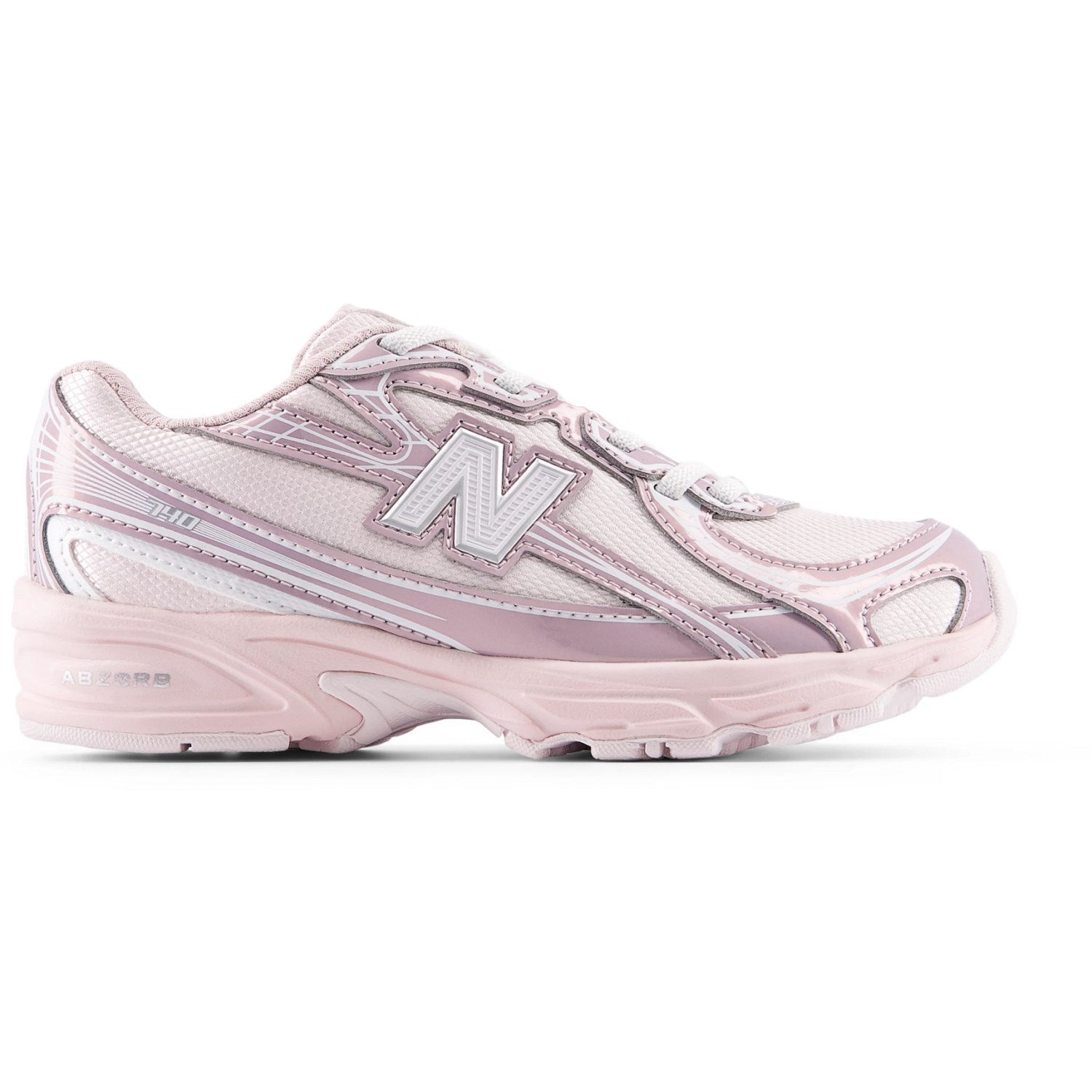 New Balance Pink Salt New Balance 740 Kids Bungee Lace