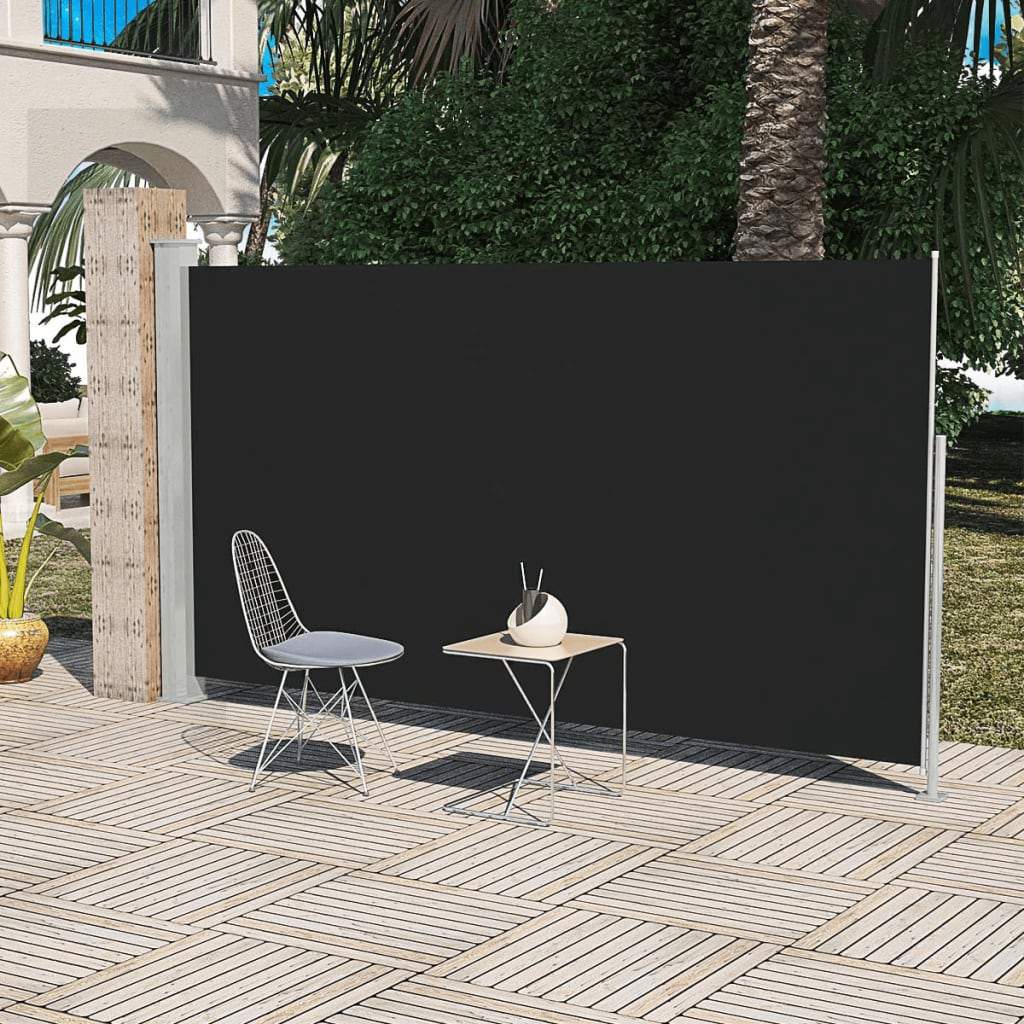 VXL Toldo Lateral De Jardín O Terraza 160 X 300 Cm Negro 5 a 7 Días VXL 