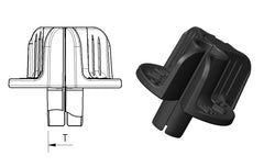 Utløser-V. Plast for Ø16x2,00 - 5/8"