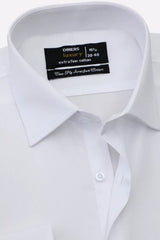 White Self Twill Formal Shirt