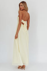 High Streets Strapless Maxi Dress Butter