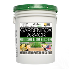 5 gallon pail for a seal for outdoor wood