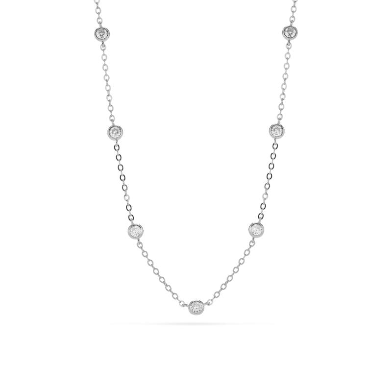 Collana Fabiani in argento 925 con zirconi - Fabiani Gioiellerie