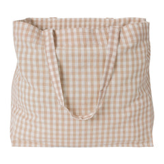 Hanna tote bag gingham blush