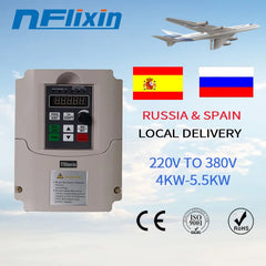 Frequency Converter Adjustable Speed VFD Inverter 1.5KW/2.2KW/4KW/5.5KW/7.5KW/11KW 3P 220V to 380V for Motor Frequency inverter by 54 Energy - Renewable Energy Store